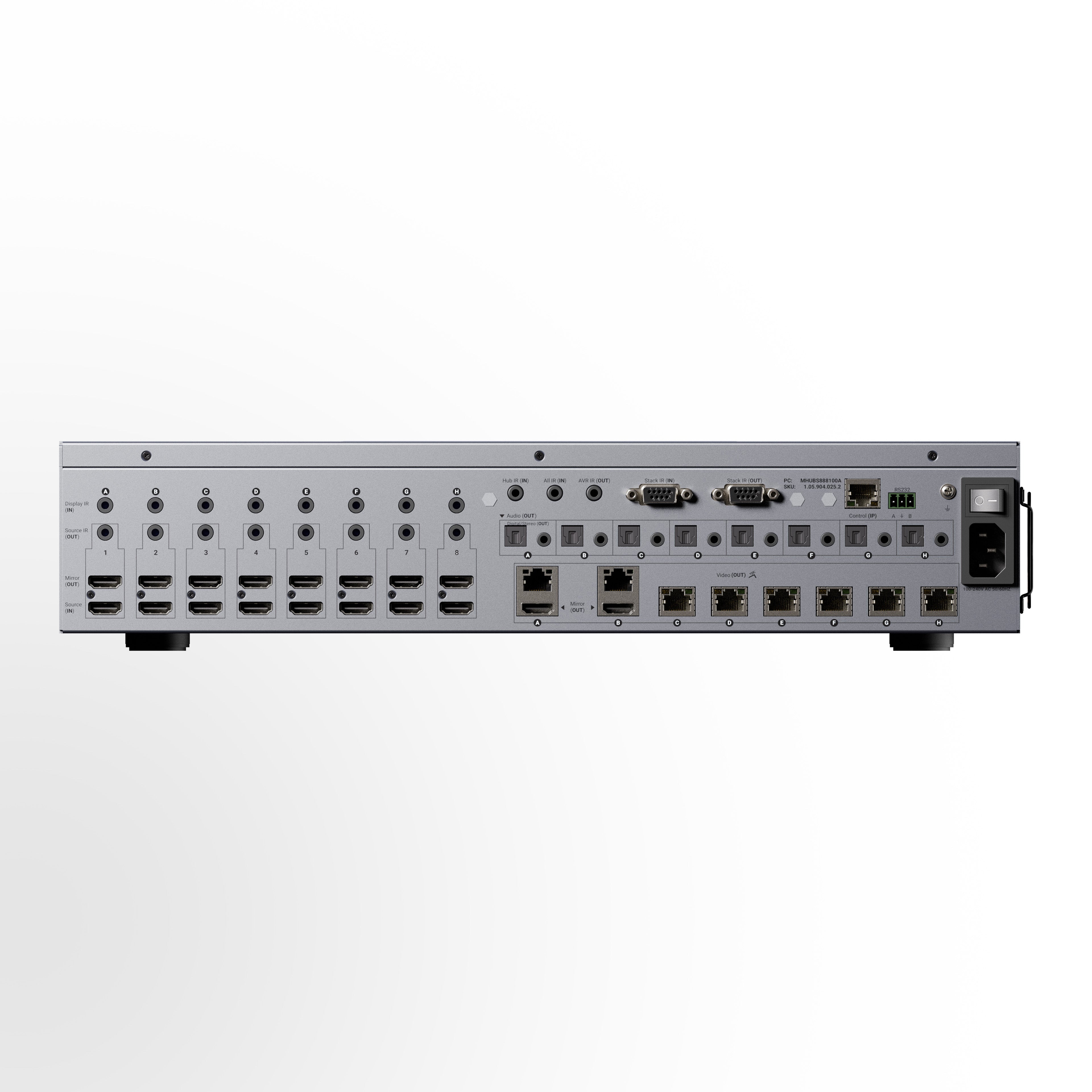 Flagship Expandable 8x8 HDBaseT HDMI Matrix – Stack to 80 Zones – HDA